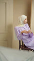 Dahlia Kurung Riau Plain | Peach